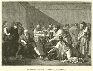Hippocrates refusing the gifts of Artaxerces (engraving) 作者 法语学校