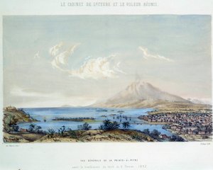 History of the French colonies: general view of Pointe a Pitre (Pointe-a-Pitre) in Guadeloupe (Antilles) before the earthquake of 8/02/1843 作者 法语学校