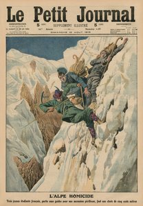杀人的Alp，来自&39;Le Petit Journal&39;的封面插图，补充illustre，1913年8月10日