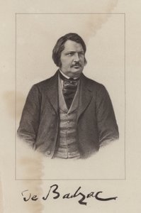 法国小说家和剧作家Honore de Balzac 作者 法语学校