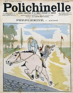 赛马 - 在 "Polichinelle"。 作者 法语学校