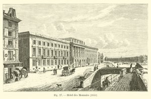 酒店的硬币，1810年 作者 法语学校
