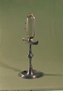 每小时灯，1677（锡和玻璃） 作者 法语学校