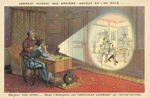 How People Will Live In 2012 (colour litho) 作者 法语学校