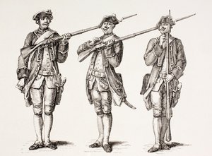 如何从1776年的法国教学书中收集1887年出版的“XVIII Siecle Institutions，Usages et Costumes”中的步枪 作者 法语学校