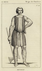 IX Siecle, Regne de Charles II, Bourreau (engraving) 作者 法语学校