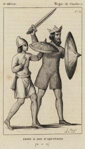IX Siecle, Regne de Charles II, Pepin II, Roi d