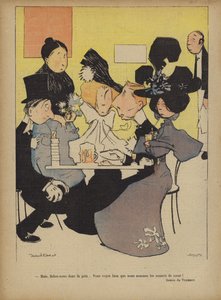 Le Rire》插图（彩色石版印刷） 作者 法语学校
