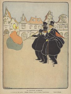 Le Rire》插图（彩色石版印刷） 作者 法语学校