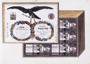 1825年科隆香水包装插图（水彩和人体彩绘） 作者 法语学校