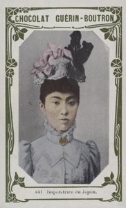 日本的Imperatrice（彩色照片） 作者 法语学校