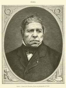 Ingres (engraving) 作者 法语学校