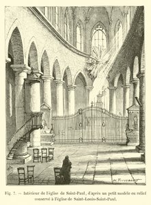 在圣保罗教堂内，dapres在Saint-Louis-Saint-Paul教堂保存了一个小型浮雕 作者 French School