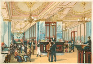 Interior of a hotel (chromolitho) 作者 法语学校