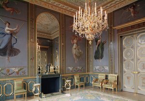 Hortense de Beauharnais（1783-1837）1803-10公寓音乐室的内部
