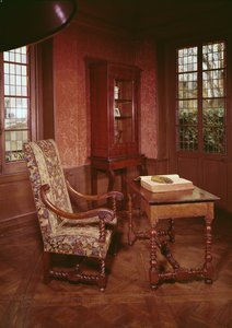 Honore de Balzac（1799-1850）在他位于rue Raynouard的家中的研究内部