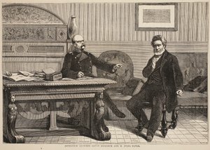 1870年9月，俾斯麦伯爵与M. Jules Favre的访谈，卡塞尔斯法国与德国战争史，1870-1871 作者 法语学校