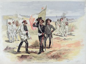 意大利军队于1885年占领厄立特里亚的马萨乌 作者 法语学校