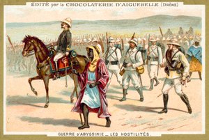 Italian troops on the march, First Italo-Ethiopian War 作者 法语学校