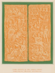 下帝国的象牙Diptych 作者 法语学校