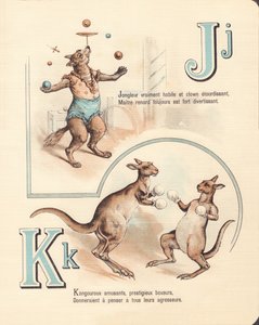 JK：快乐的狐狸，杂耍演员，袋鼠，跆拳道 作者 法语学校