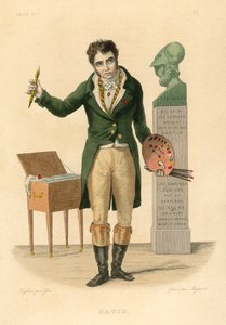 Jacques-Louis David（彩色雕刻） 作者 法语学校