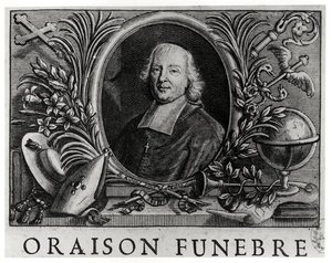 Jacques Benigne Bossuet（1627-1704），Bossuet的Oraison Funebre的正面 作者 法语学校