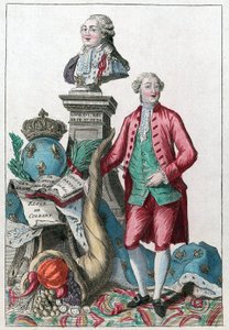 雅克-内克尔（1732-1804）--伟大的内克尔，你明智的审慎，将使我们的心得到满足；你带来了丰收，在路易十六的好意下--丰收的号角。 作者 法语学校