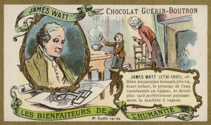 James Watt, Scottish engineer and inventor (chromolitho) 作者 法语学校