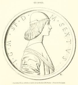 Jean-Galea Sforza，M Timbal 收藏的大理石奖章（雕刻） 作者 法语学校