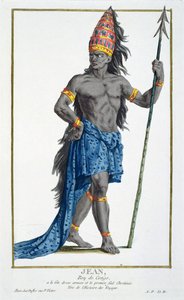 Jean，King of the Congo，由Pierre Duflos（1742-1816）雕刻，1780年（铜版画） 作者 法语学校