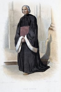 Jean de Gerson，法国预言家和神学家（1363-1429） - 在“” Le Plutarque francais ””，Mennechet，巴黎 作者 法语学校