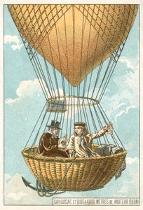 Joseph Louis Gay-Lussac and Jean-Baptiste Biot in a balloon at an altitude of 4000 metres 作者 法语学校