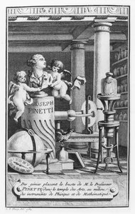 Joseph Pinetti（1750-1800），1784年LS Thiery的Amusements physiques的插图 作者 法语学校