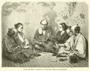 日本球员（雕刻 作者 法语学校