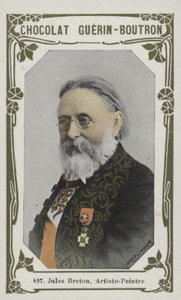 Jules Breton，艺术家 - 画家（彩色照片） 作者 法语学校