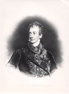 Klemens Wenzel Nepomuk Lothar（1773-1859）Metternich-Winneburg王子，1815年 作者 法语学校