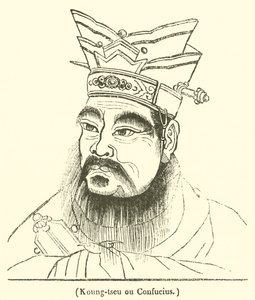 孔子》（雕刻），《孔子》（雕刻）。 作者 法语学校