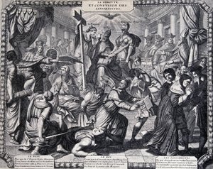 La Déroute des Jansenistes - almanach satirical published by the Jesuites 作者 法语学校