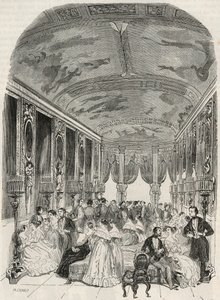 La galerie dit de Lebrun，在舞会期间充当聊天室--Lambert sur l