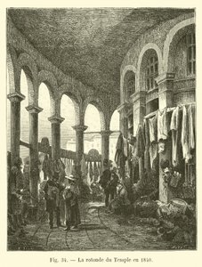 1840年圣殿的圆形大厅 作者 法语学校