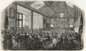 19世纪贝西的卡诺蒂尔酒馆--埃德蒙-特克西尔1852年所作的 "巴黎表 "中的版画。 作者 法语学校