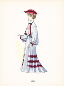 女士时装，1903年 作者 法语学校