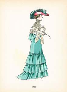 女士时装，1904年 作者 法语学校