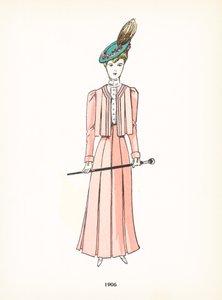 女士时装，1906年 作者 法语学校