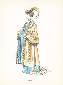 女士时装，1907年 作者 法语学校