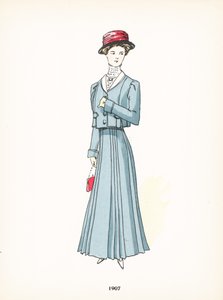女士时装，1907年 作者 法语学校