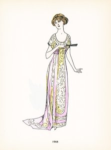 女士时装，1908年 作者 法语学校