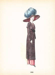 女士时装，1909年 作者 法语学校