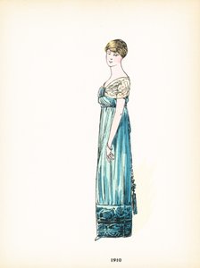 女士时装，1910年 作者 法语学校